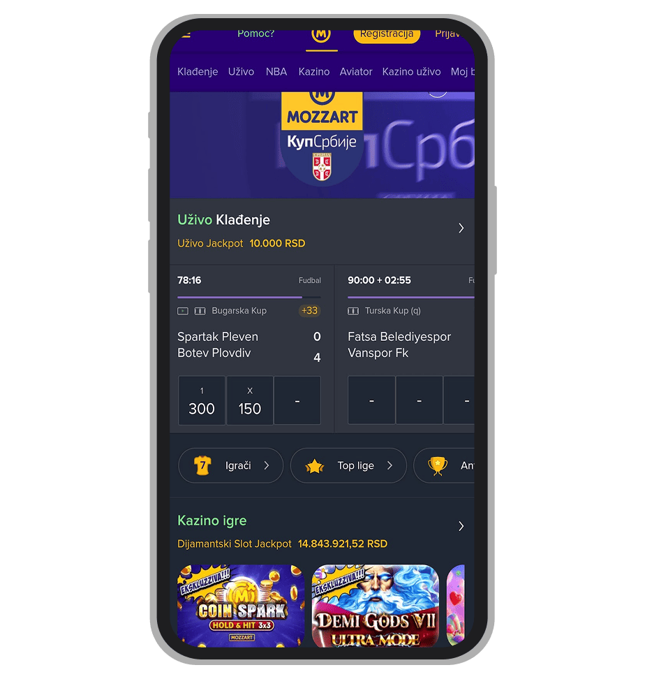 MozzartBet kladionica