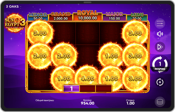 Бонусный режим Hold&Win