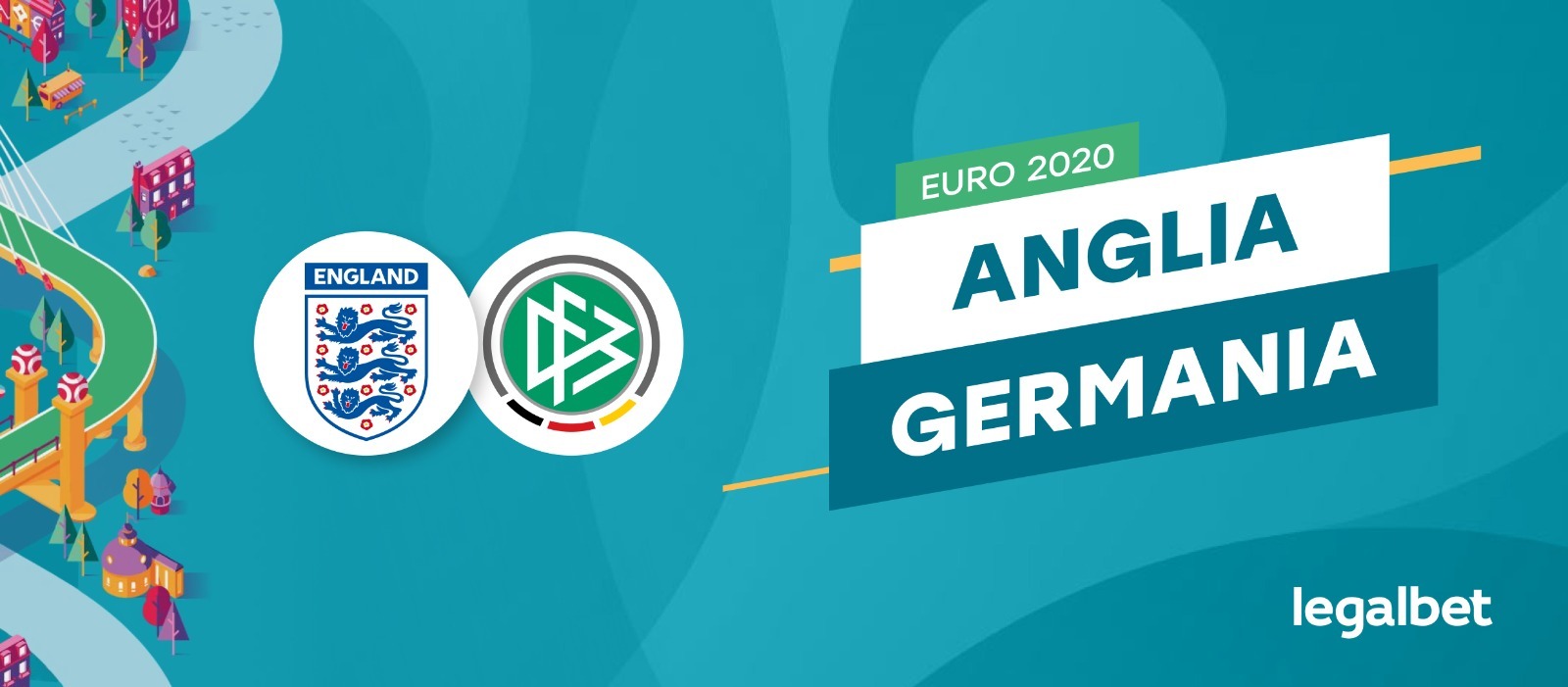 Anglia - Germania, în optimile EURO 2020. Ponturi pariuri și cele mai importante informații