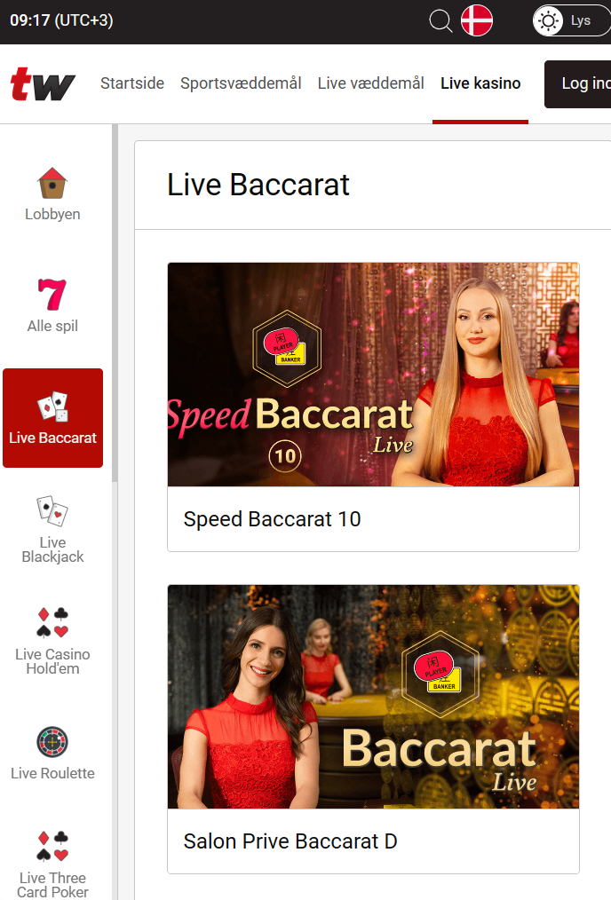 Live Baccarat