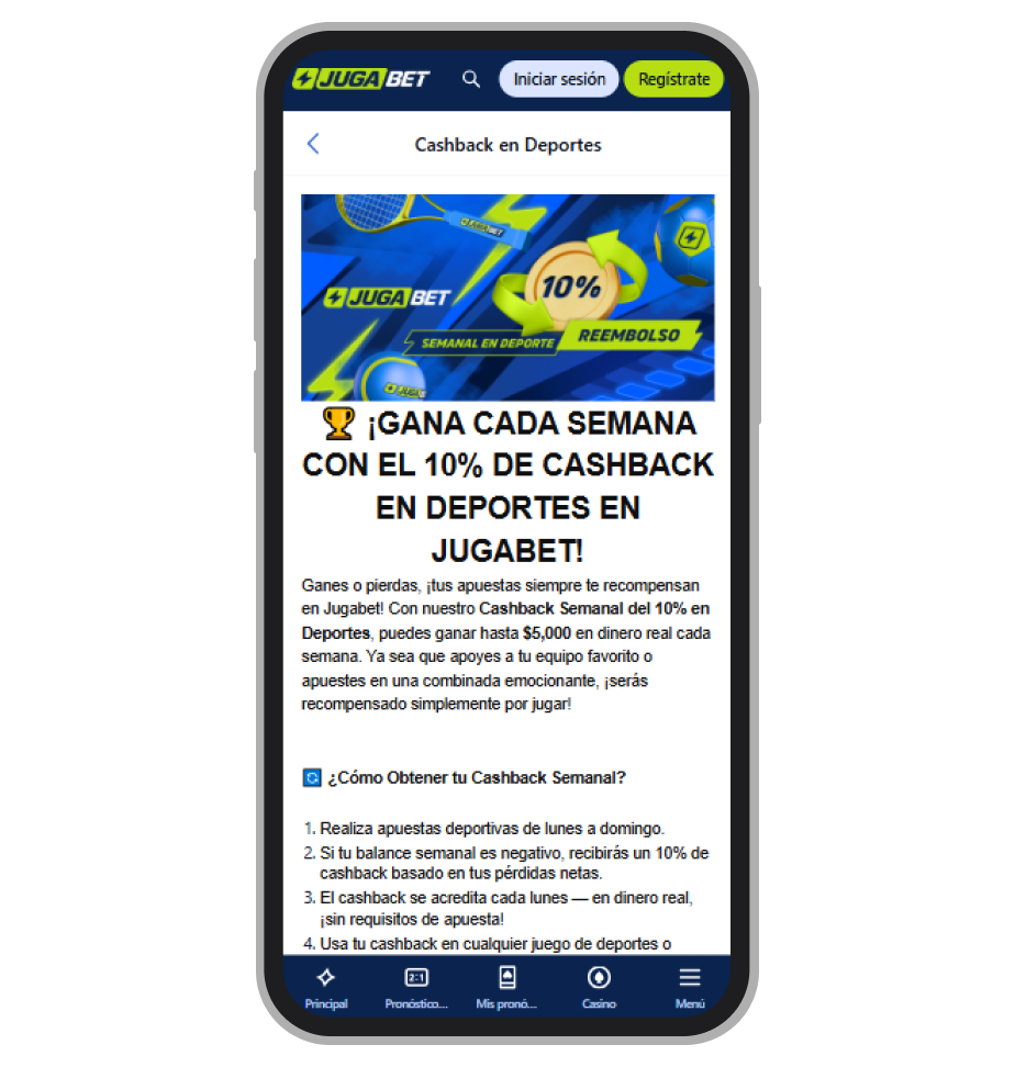 Cashback en deportes