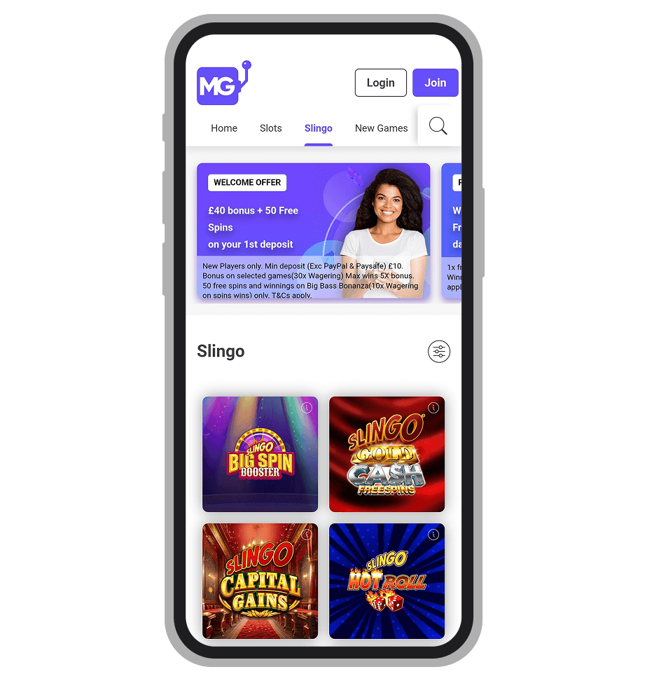 Slingo page