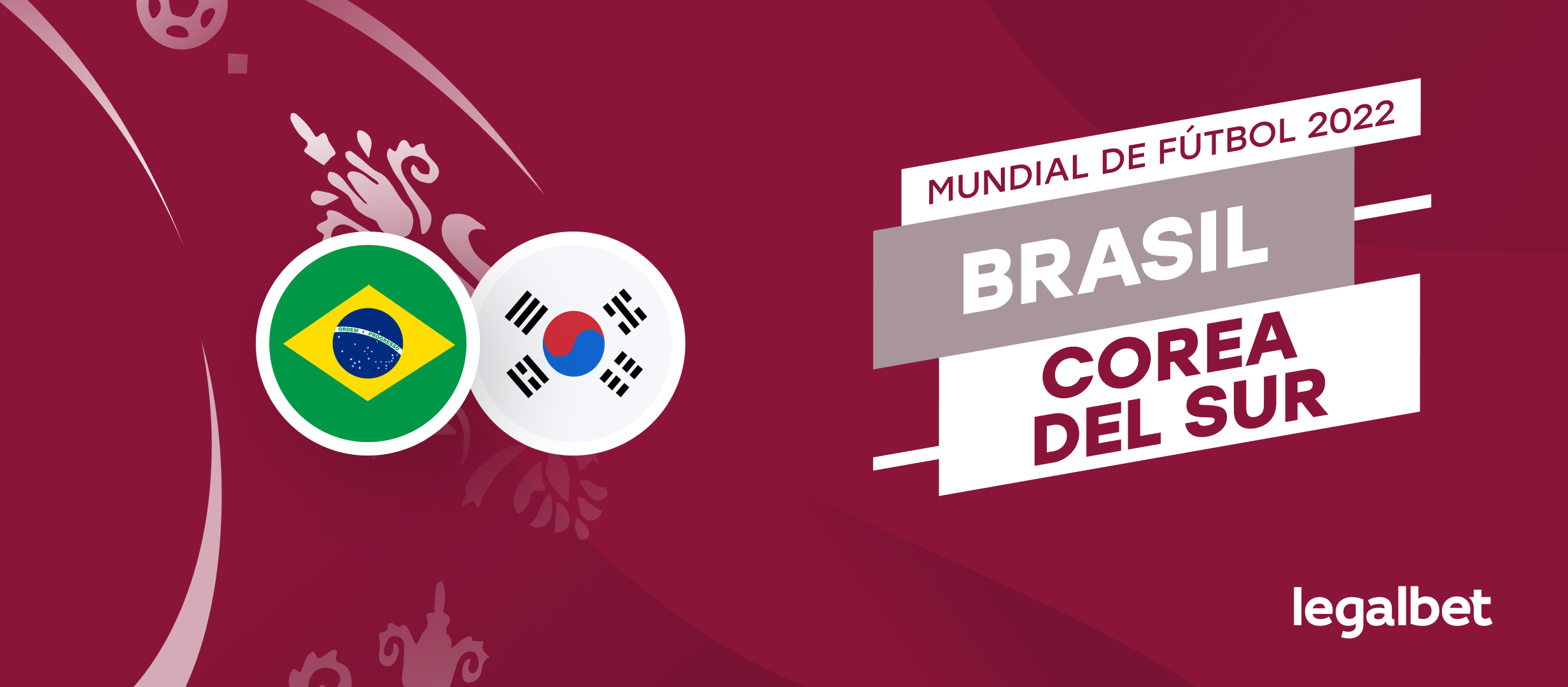 Apuestas y cuotas, Brasil - Corea del Sur, Mundial 2022