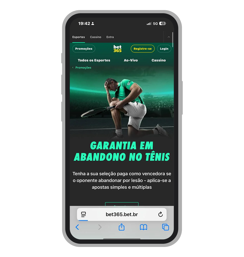 Promoção "Garantia em Abandono no Tênis" 