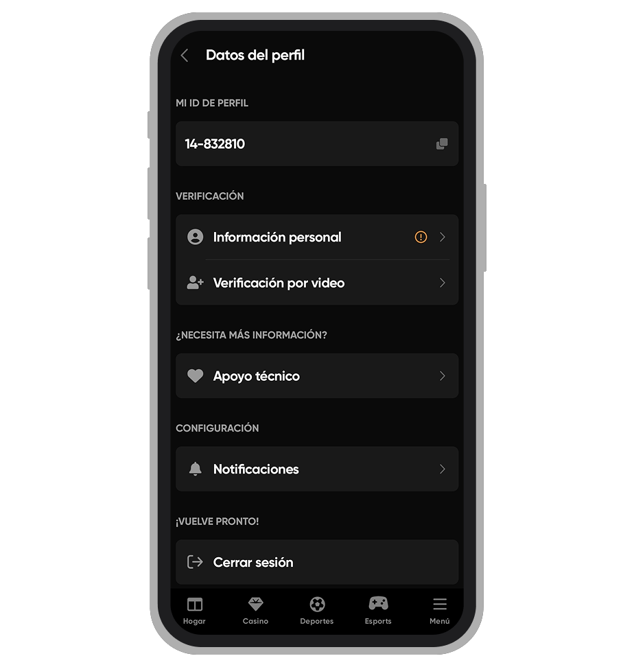 Verificación BetBoom App