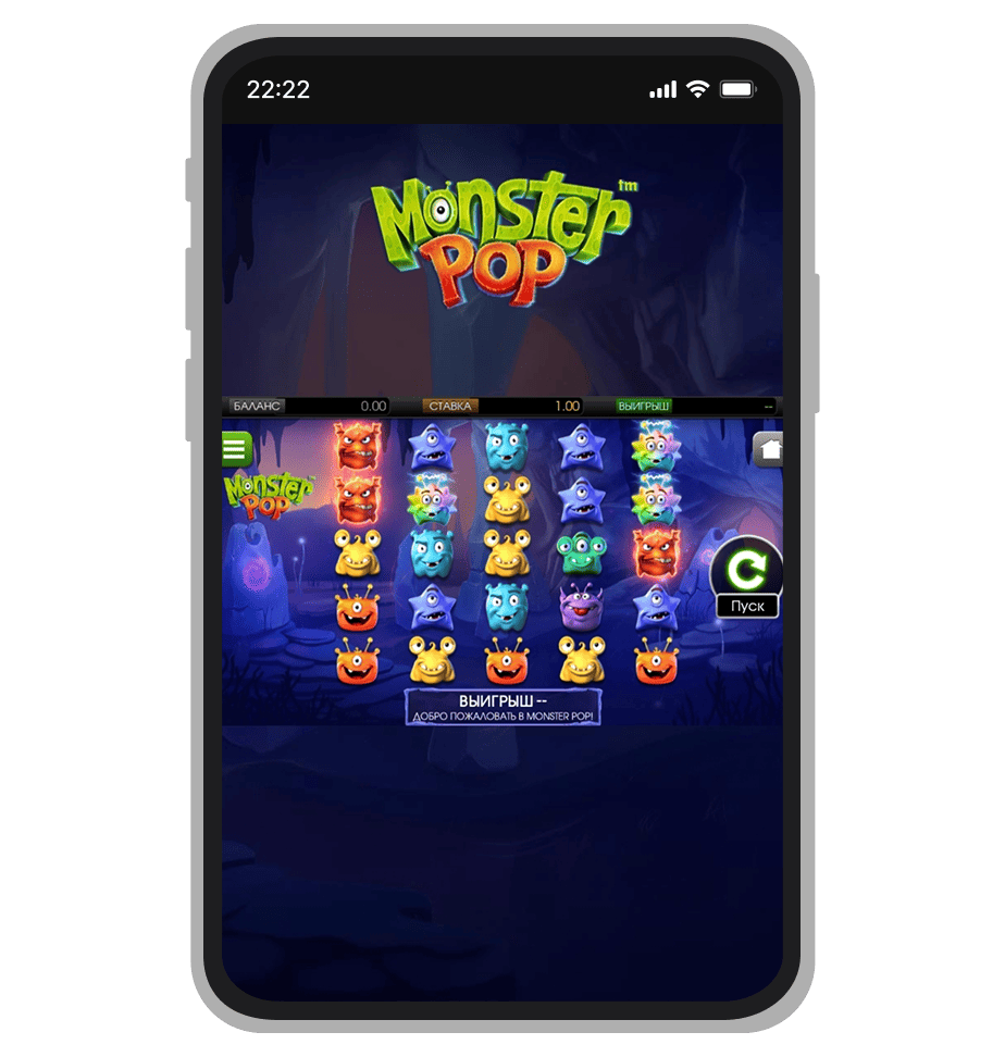 Видеослот Monster Pop