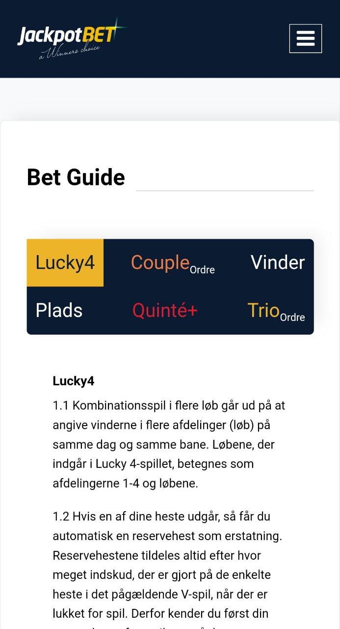 Bet Guide.