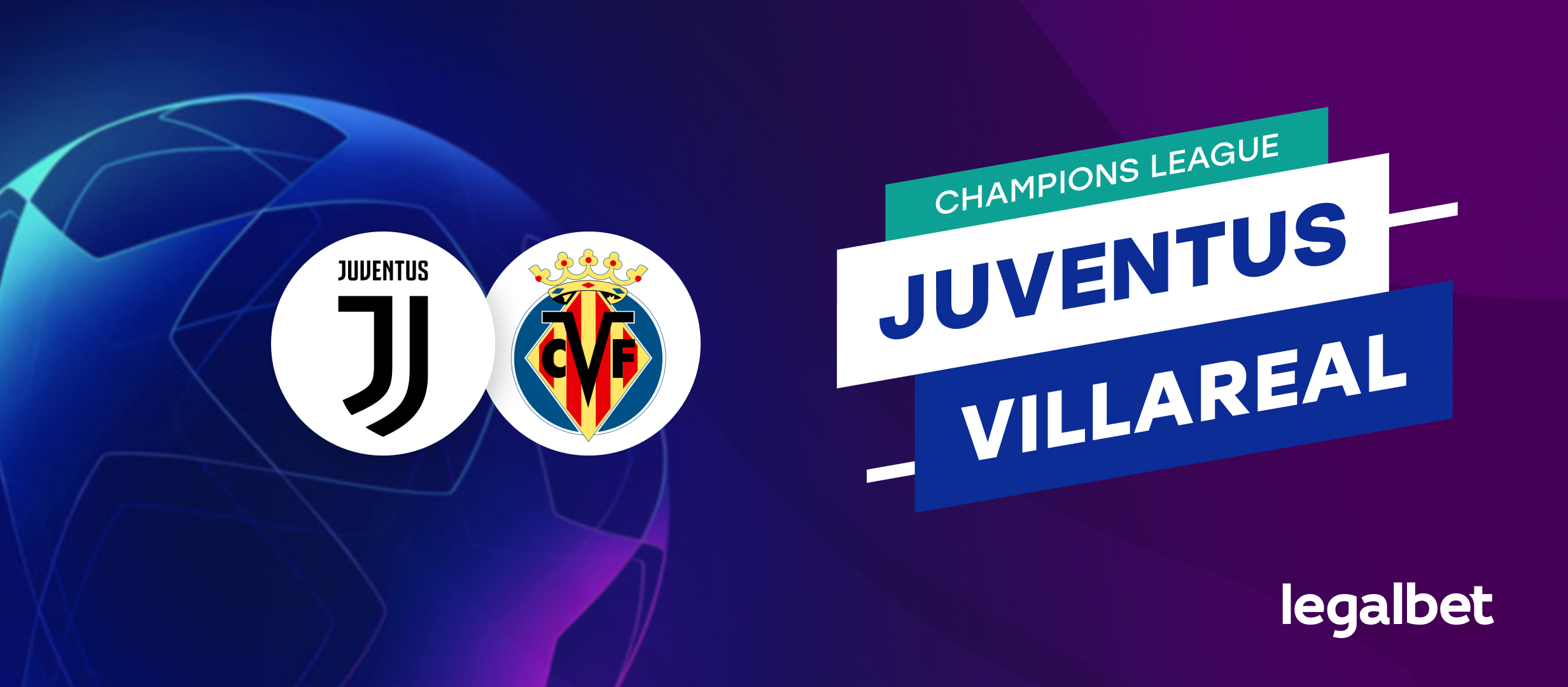 Apuestas y cuotas Juventus - Villarreal, Champions League 21/22