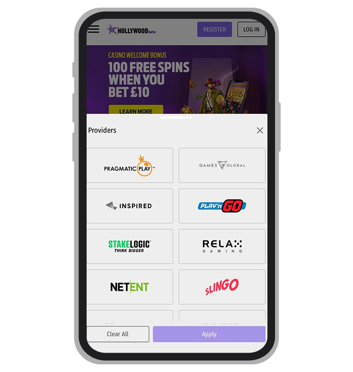 Hollywoodbets Providers