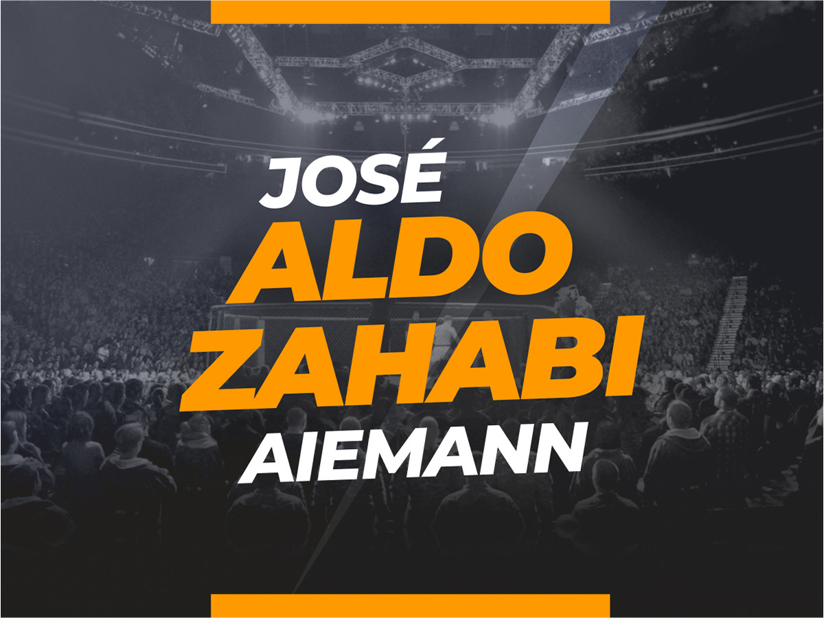 Legalbet.com.br: José Aldo x Aiemann Zahabi: palpite e apostas no UFC 315.