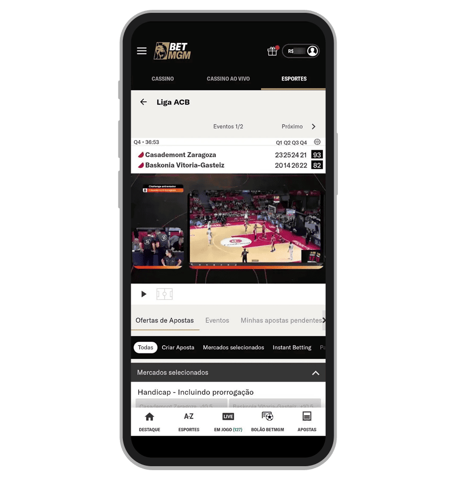 Transmissão ao vivo