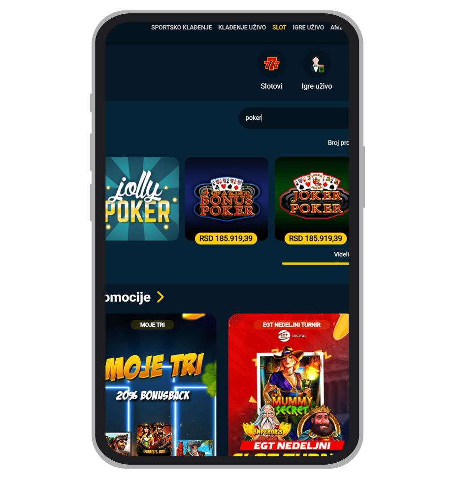 AmbassadorBet video poker