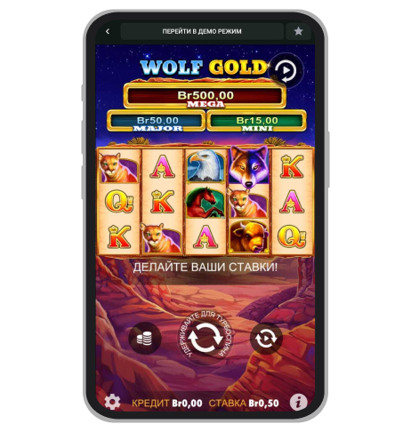 Графика и интерфейс слота Wolf Gold