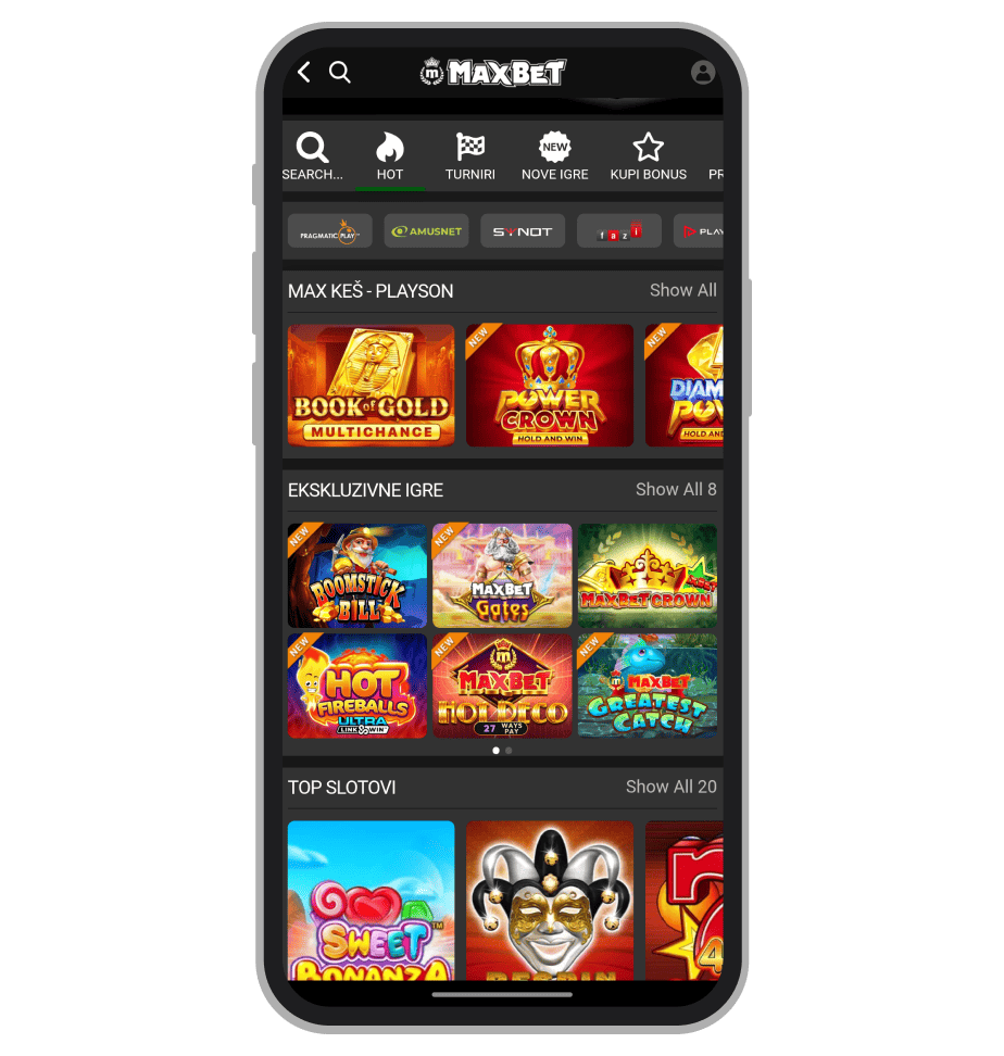 Maxbet slotovi