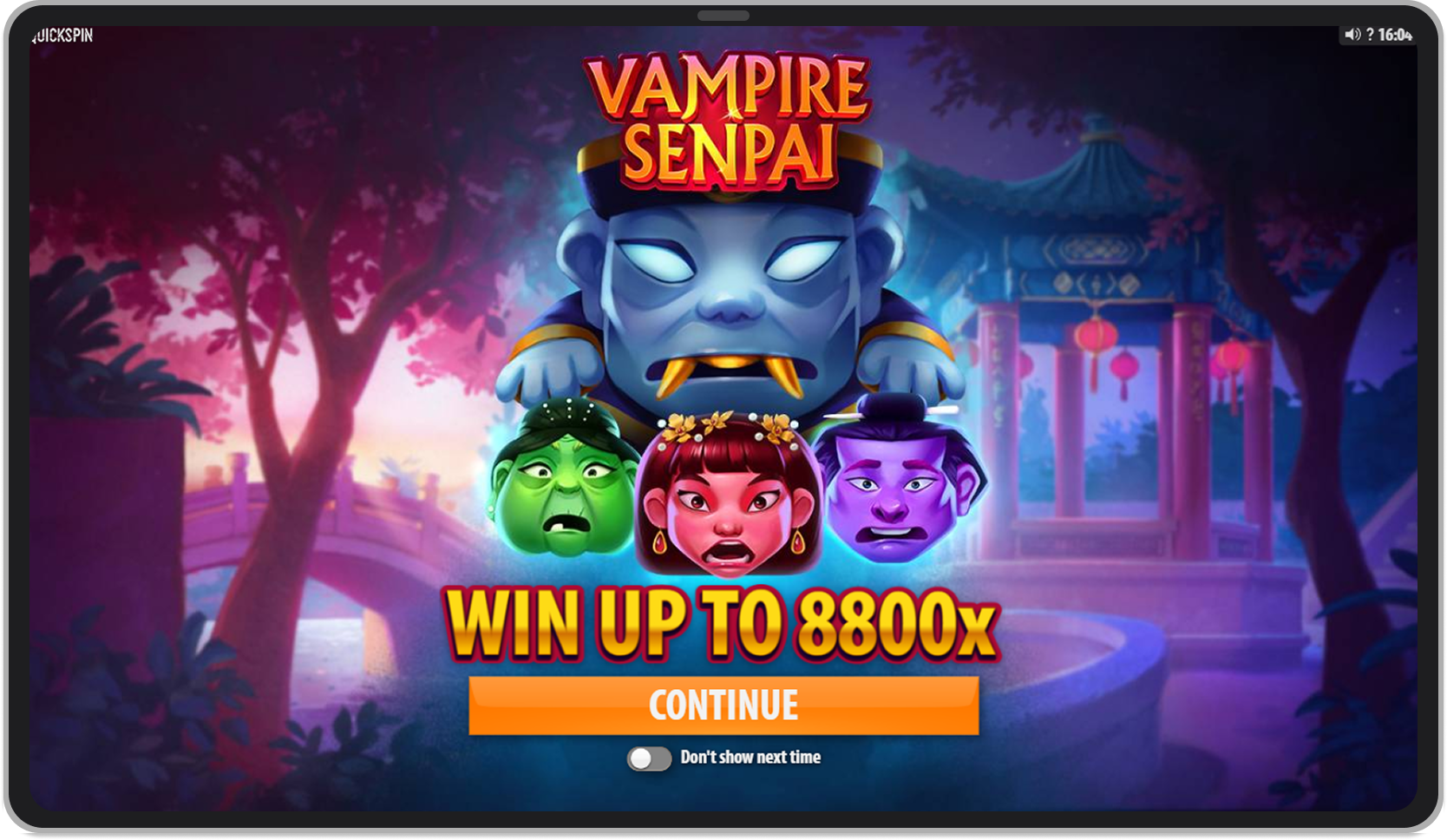Intro Screen