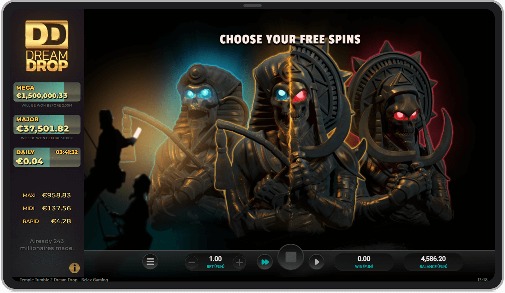 Bonus mode selection