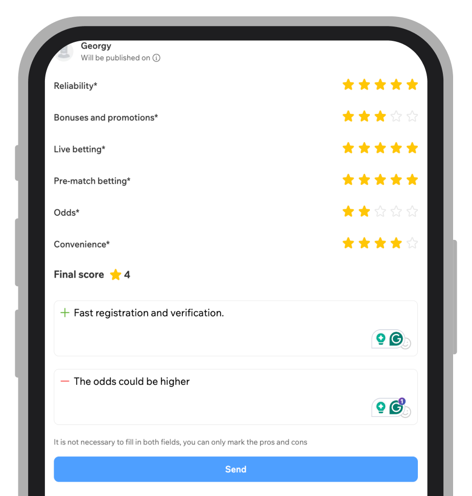 Step 5: Submit your review