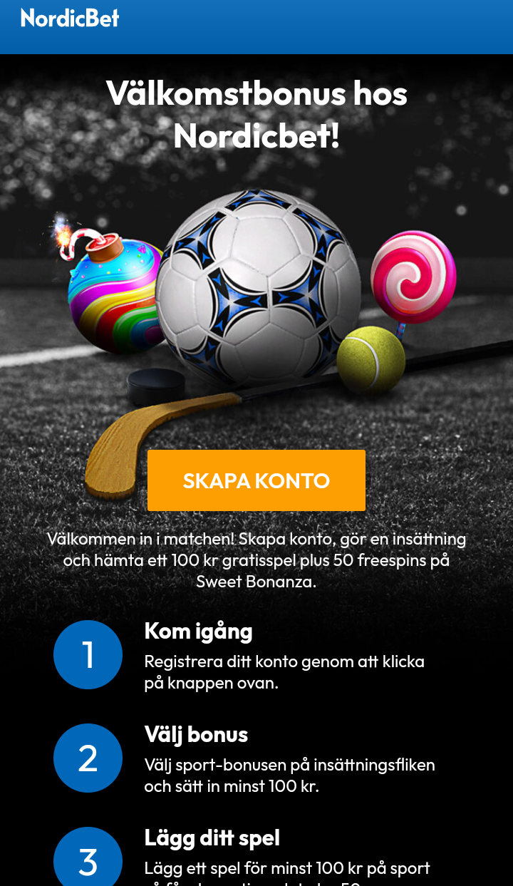 Välkomsterbjudande