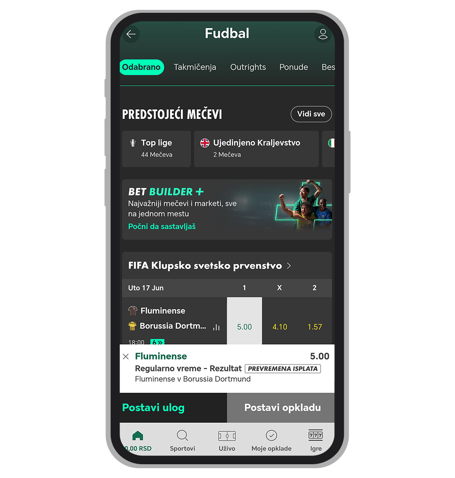 Opklada na Bet365