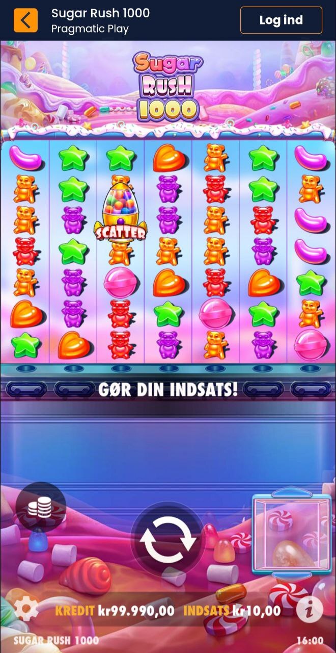 Sugar Rush 1000— Demotilstand