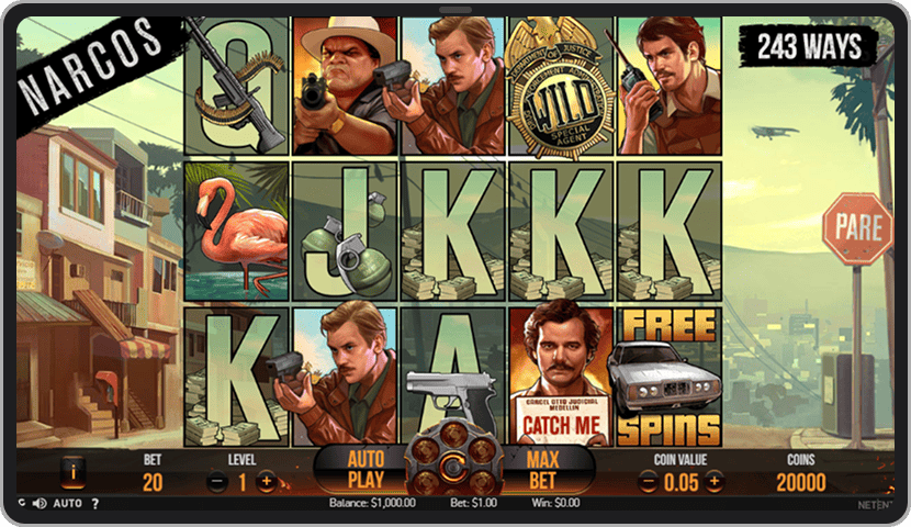Narcos slot NetEnt