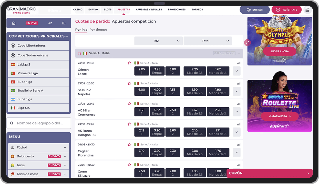Gran Madrid | Casino Online