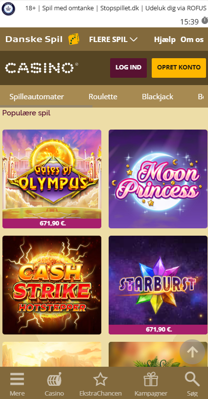 Populær slots