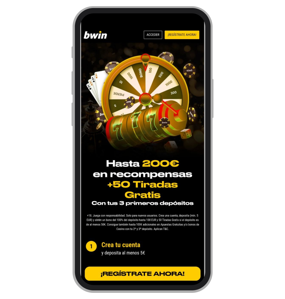 Bono de bienvenida de Bwin