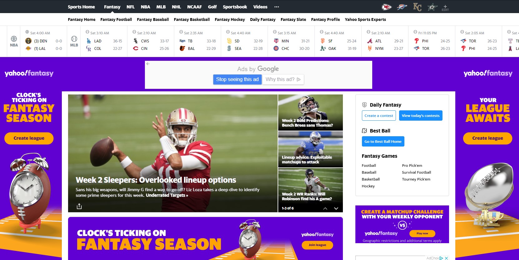 Yahoo Fantasy Football, Baseball, Basketball, Hockey and more sports - Yahoo  Sports