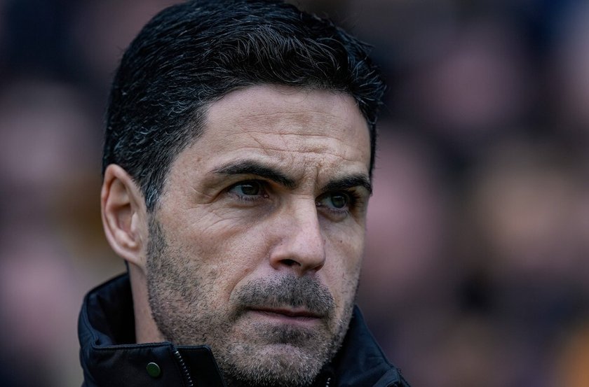 Микель Артета на бровке