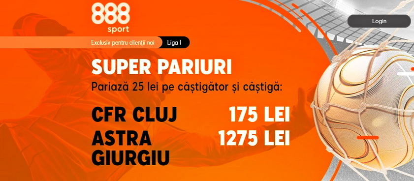 888 Sport are o nouă promoţie de neratat pentru un meci din Liga 1