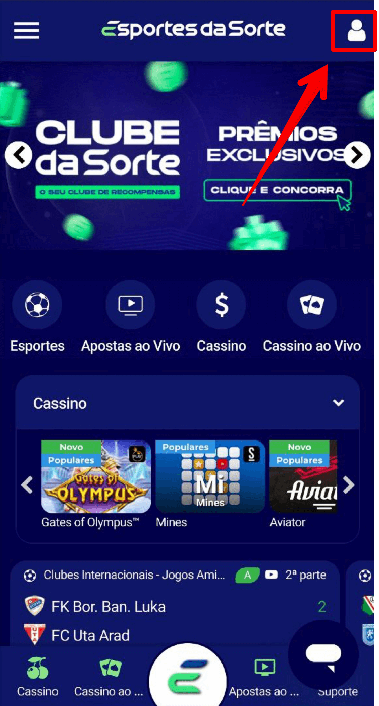  Acesse a página de login