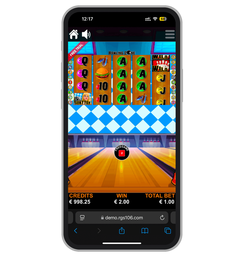 Bowling Zone бонус-раунд