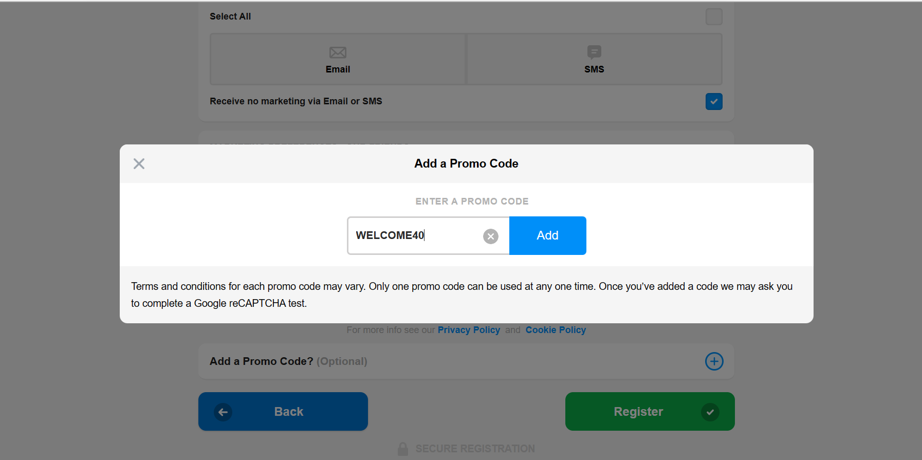 Betfred homepage, Betfred sign up offer, Betfred sign up personal details, Betfred sign up email address, Betfred sign up offer security, Betfred sign up offer address, Betfred sign up, Betfred promo code, Betfred promo code WELCOME40