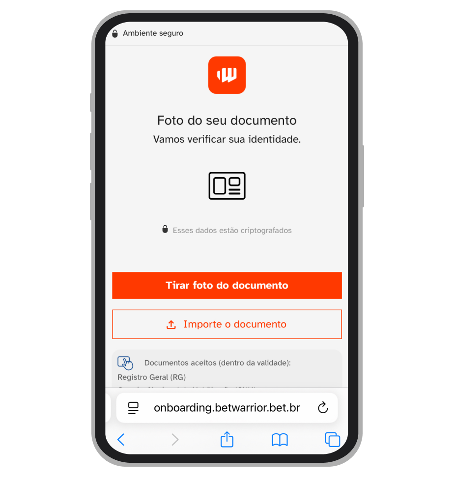 Tire foto do documento