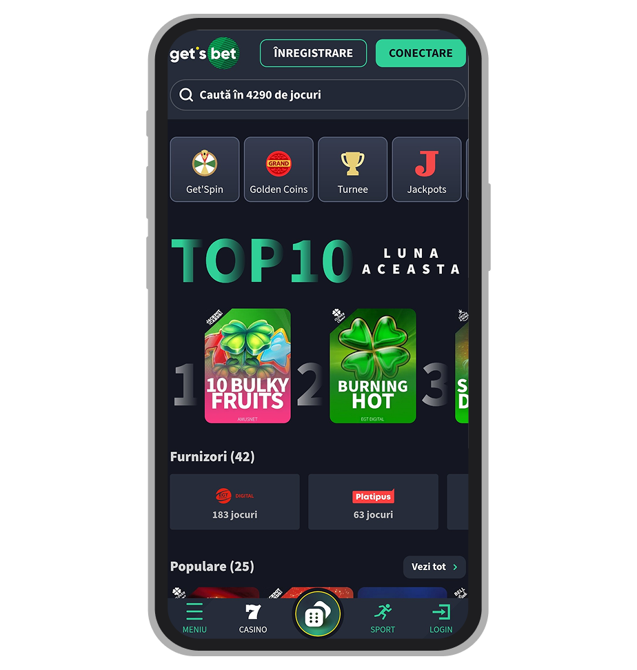 Pagina Get’s Bet Casino mobile