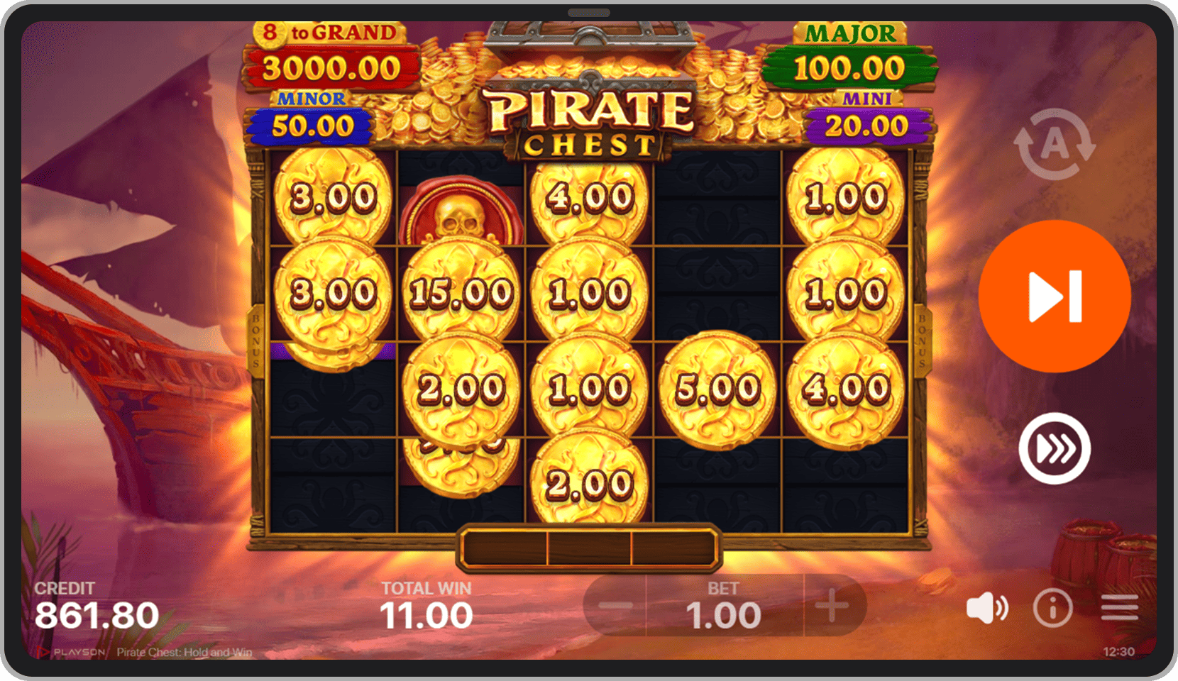 Joc Bonus Hold & Win