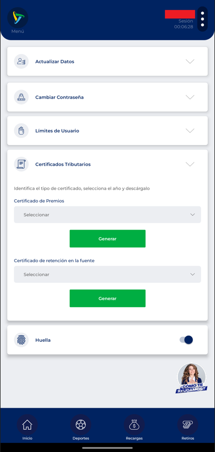 Certificados tributarios