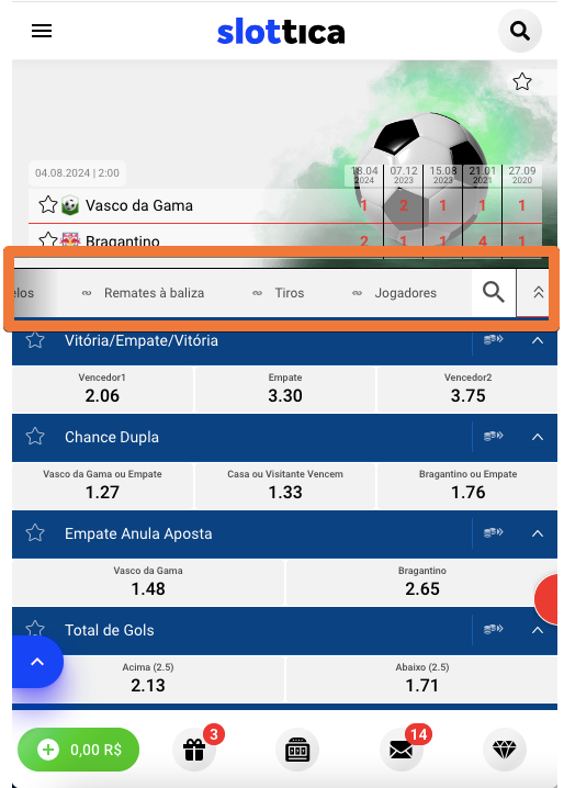 Seleção de mercados 