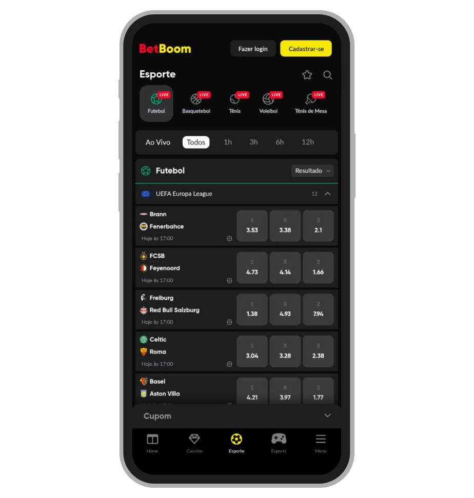 Aplicativo da casa de apostas BetBoom