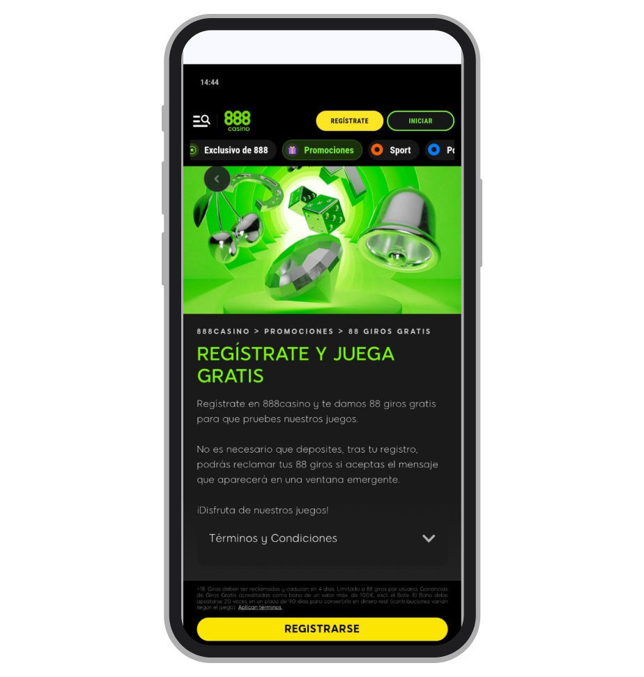 Promociones de 888casino