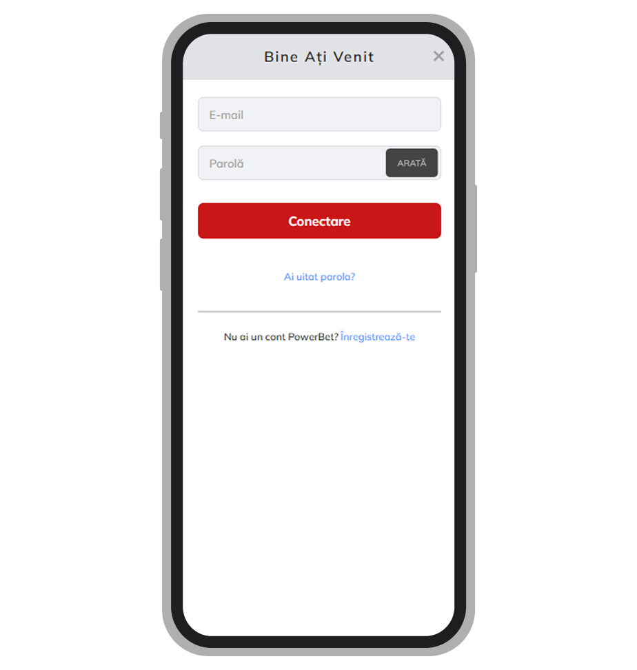 Autentificare la Powerbet