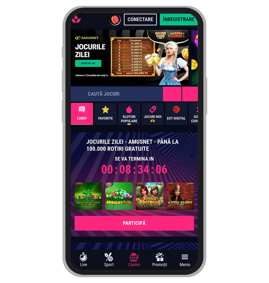 Pagina Favbet Casino mobile