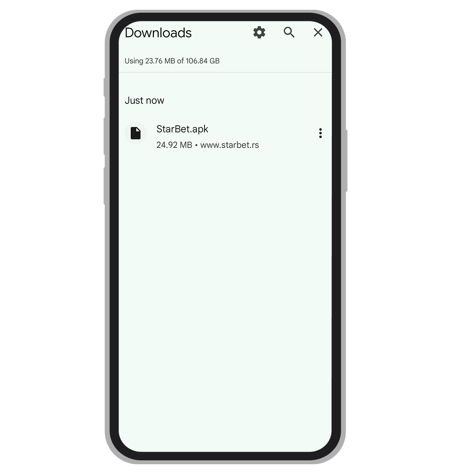 Star Bet APK fajl