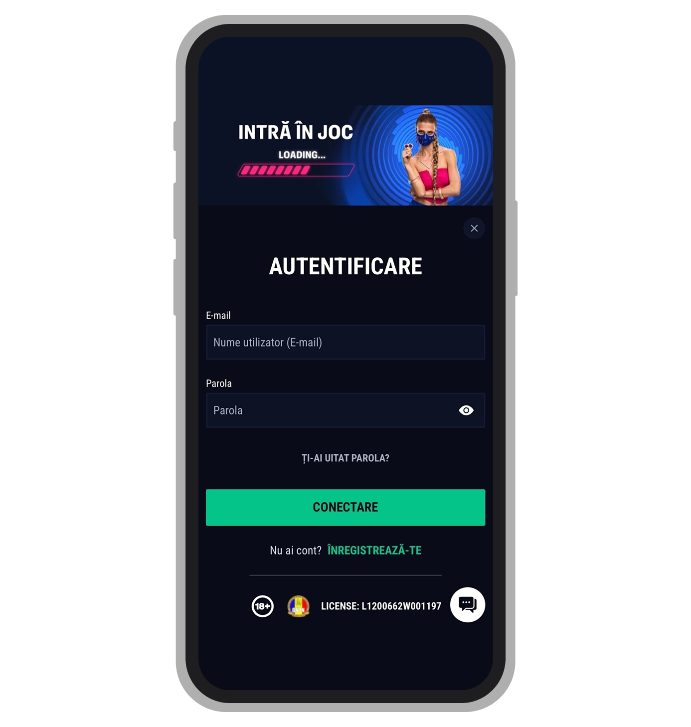 Autentificare la Favbet