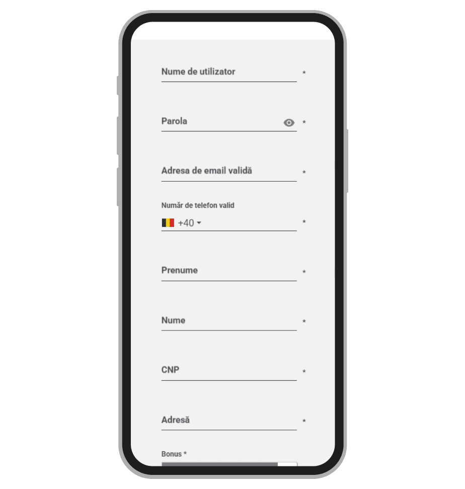Creează un cont nou