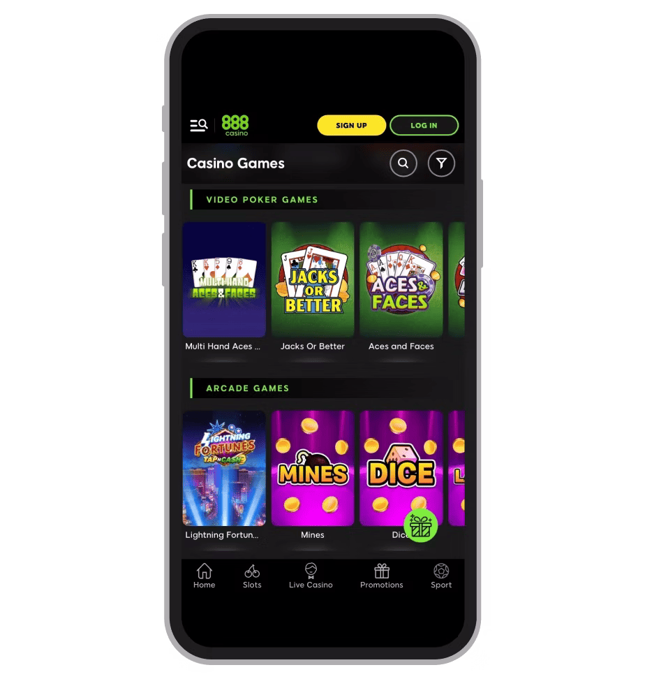 888casino Video Poker