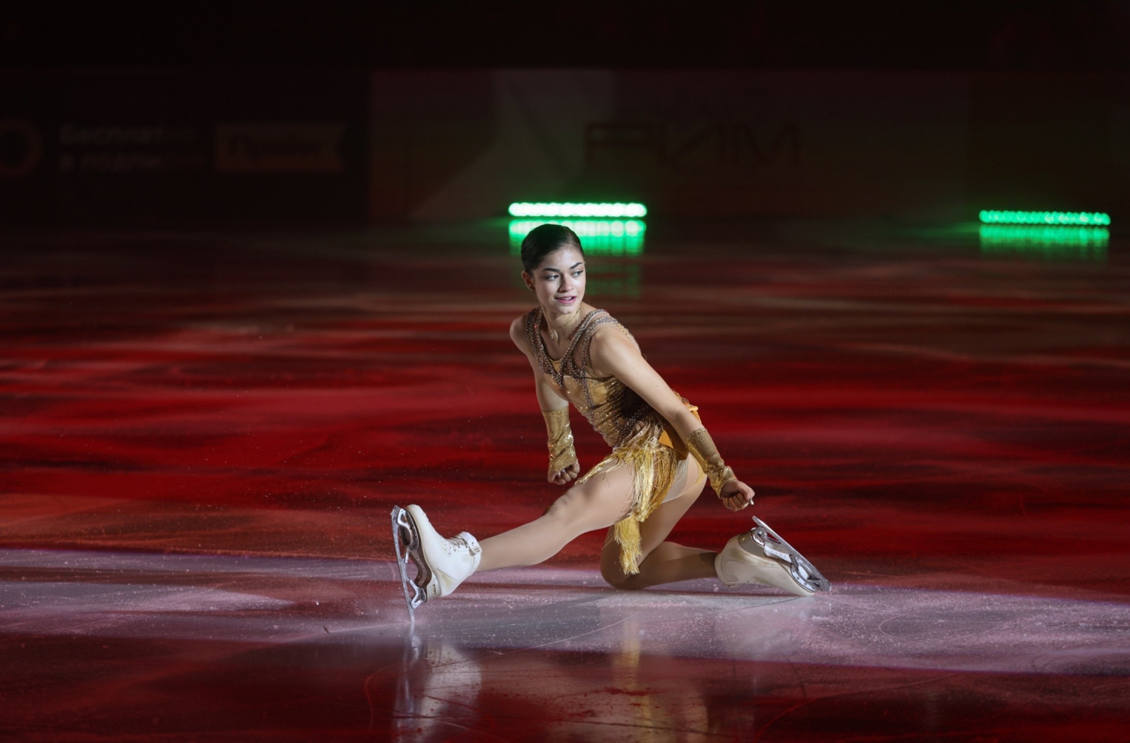 Петросян с отрывом выиграла короткую программу на чемпионате России.