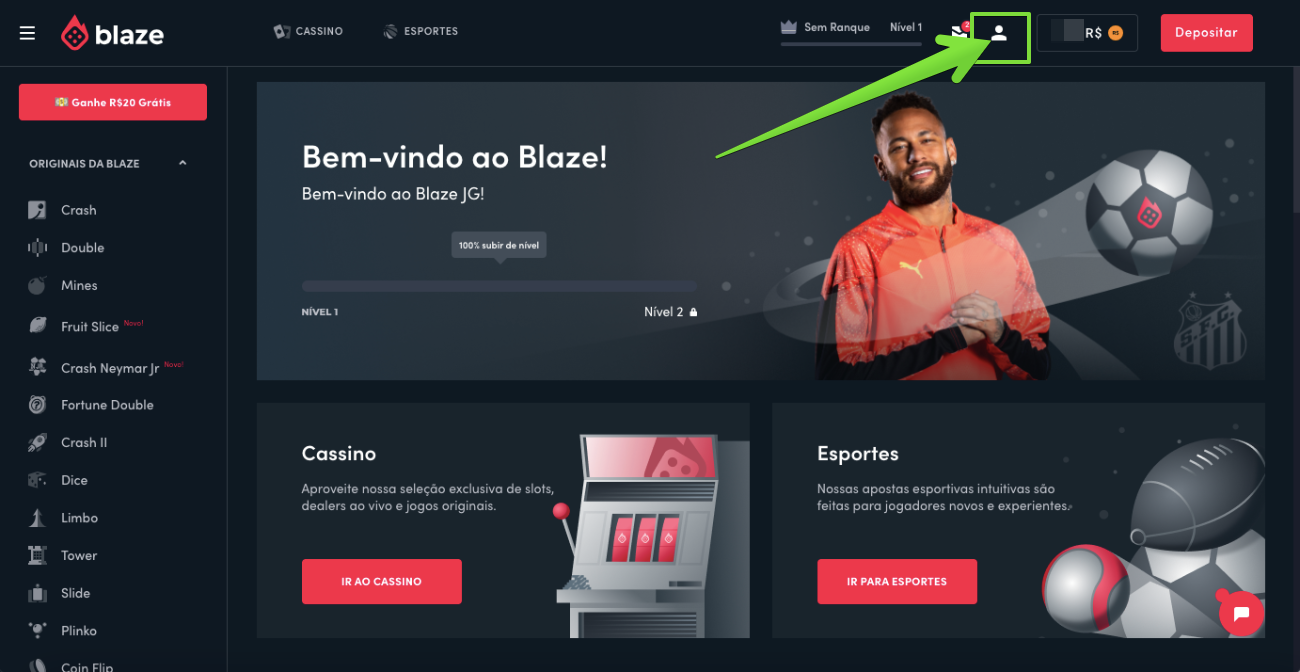 Acesse seu perfil