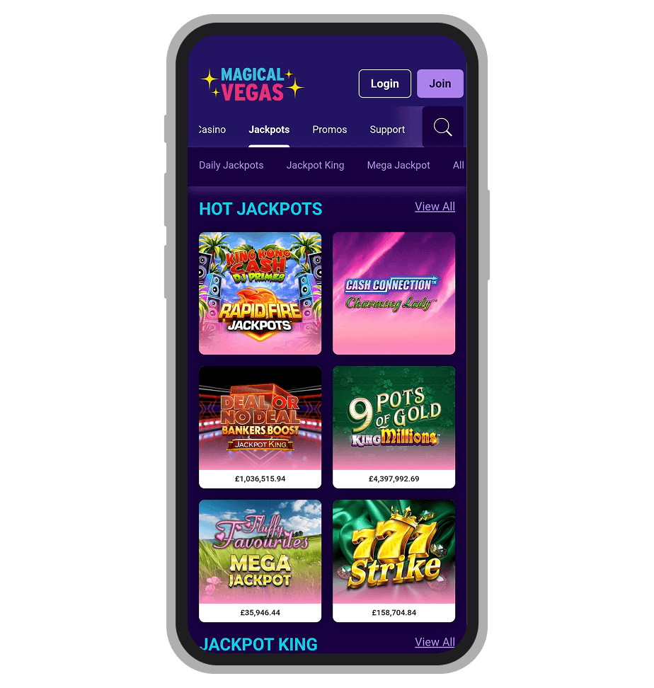 Jackpot page